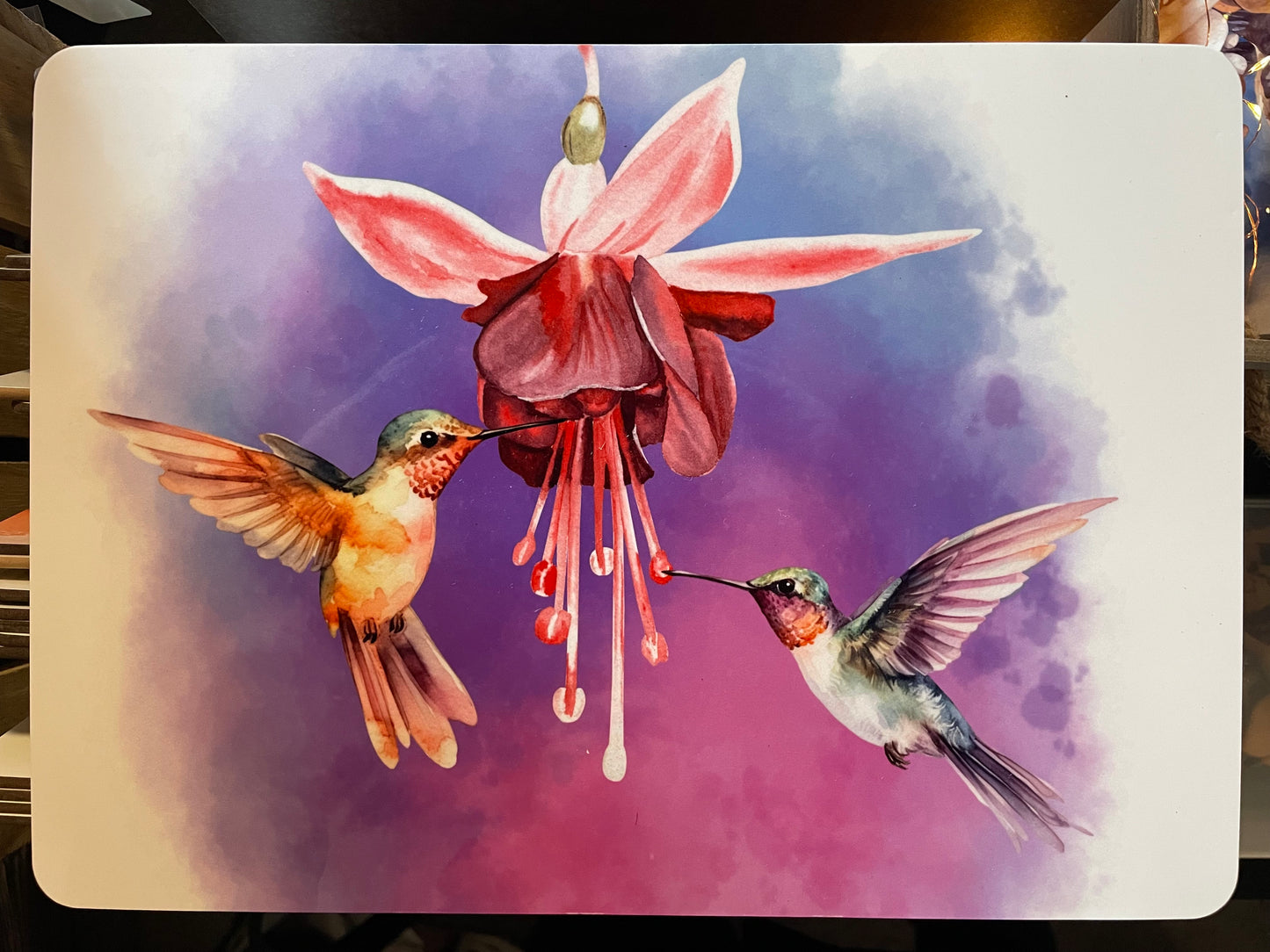 Hummingbirds placemat