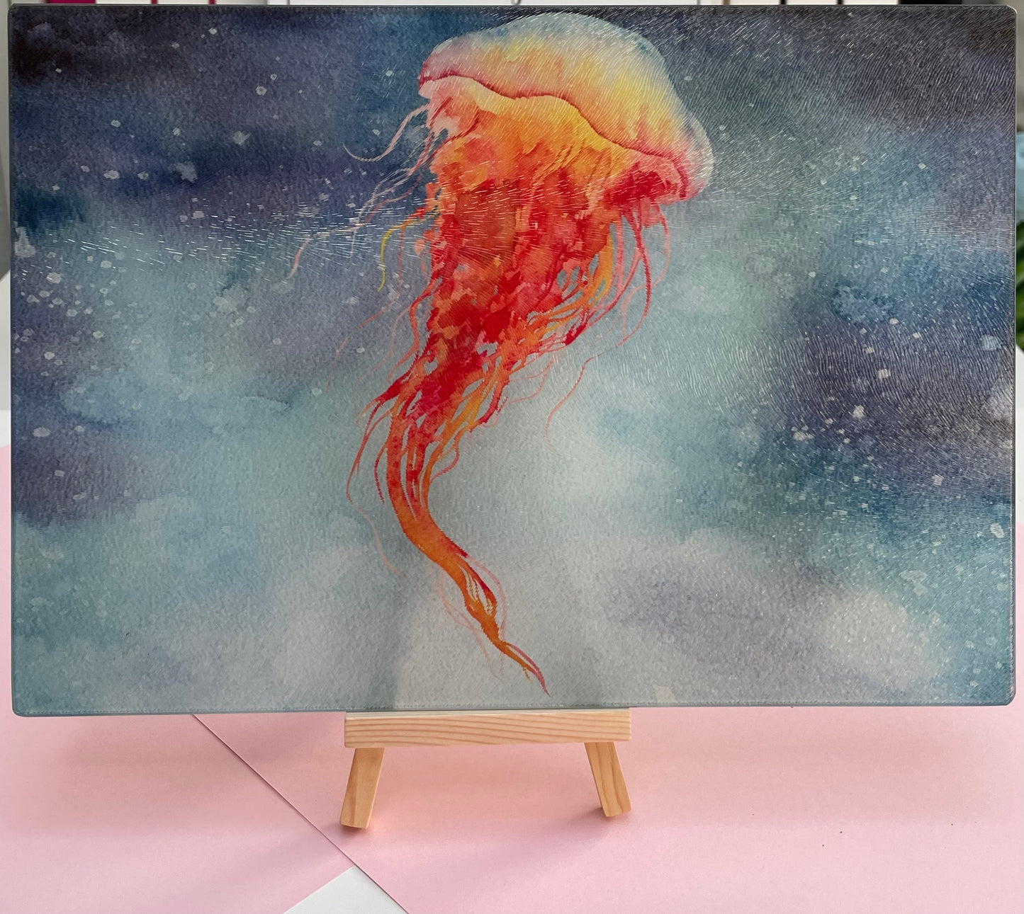 JellyFish Glass Chopping Board