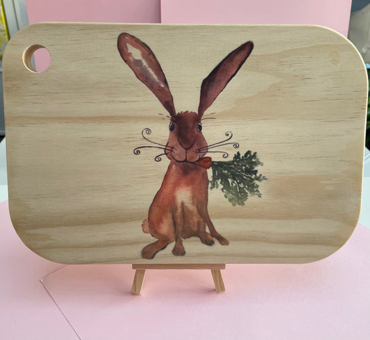 Hungry Hare Bamboo Chopping Board