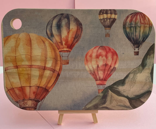 Hot Air Balloon Bamboo Chopping Board