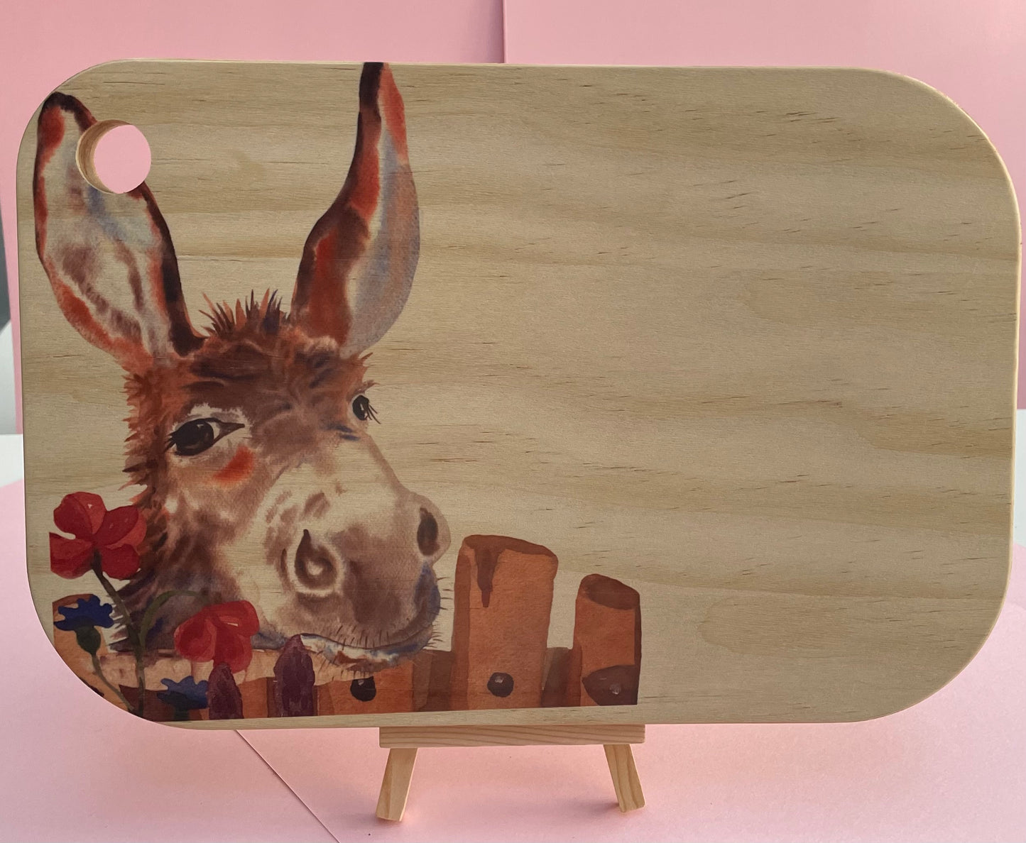 Darling Donkey Bamboo Chopping Board