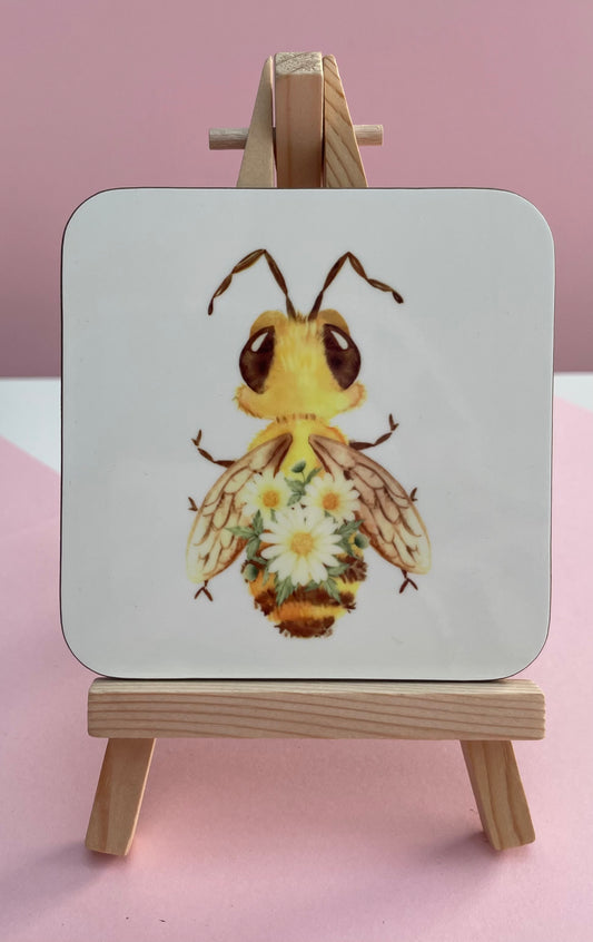 Beautiful Bee Coaster