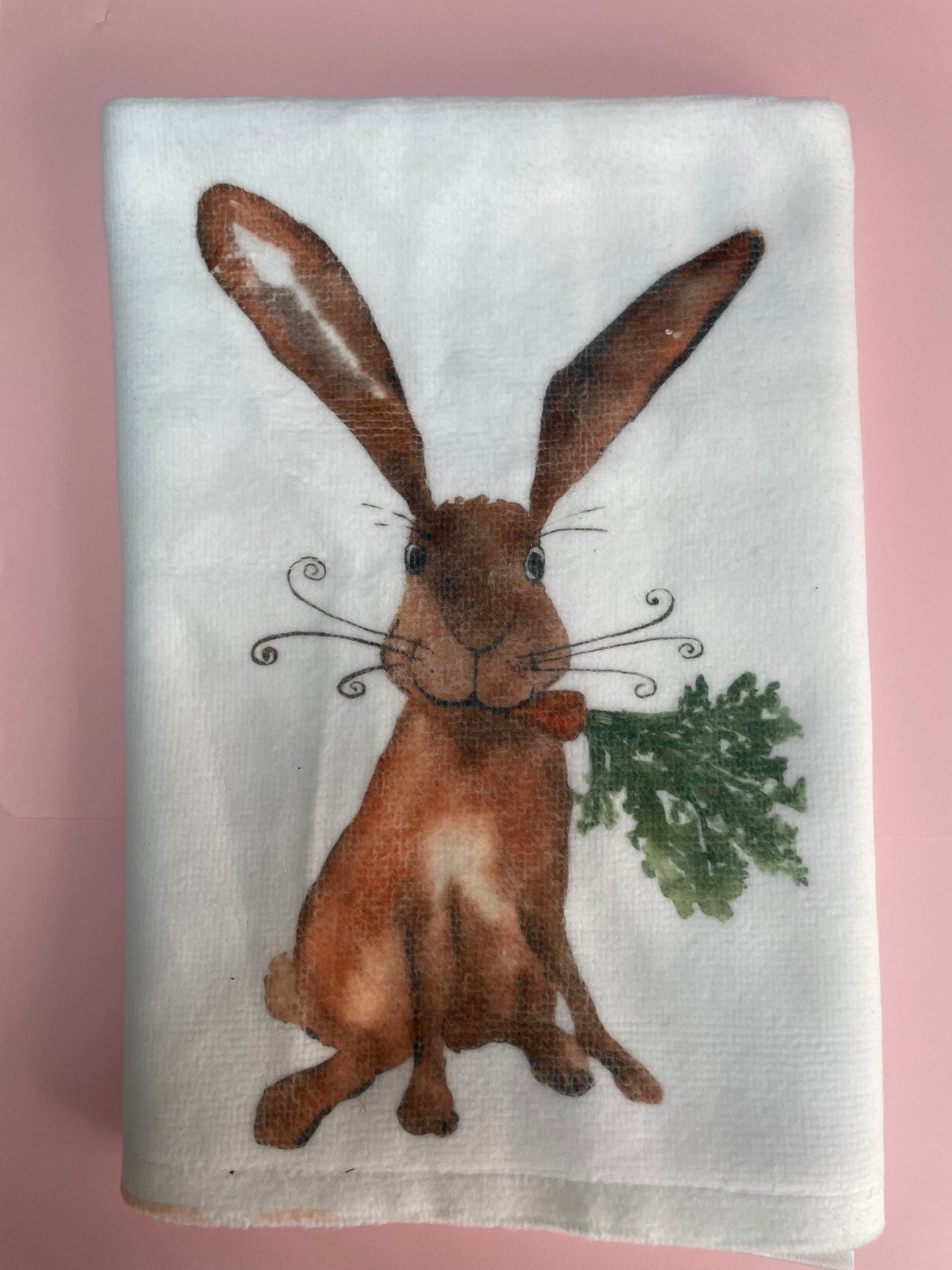 Hungry Hare Tea Towel