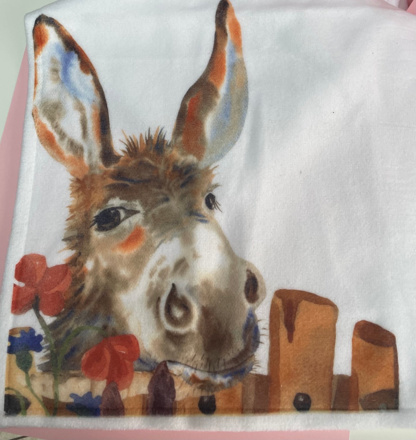 Darling Donkey Tea Towel